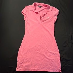 Pink Armani Exchange polo dress size S